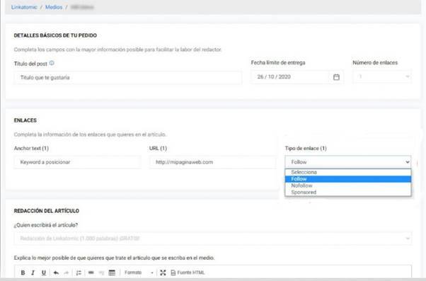 Elegir un buen enlace